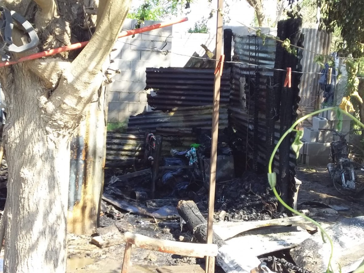 Incendio en vivienda de calle Chile