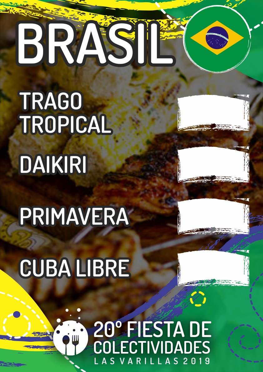 Gastronomía y grilla artística de la Fiesta de las Colectividades