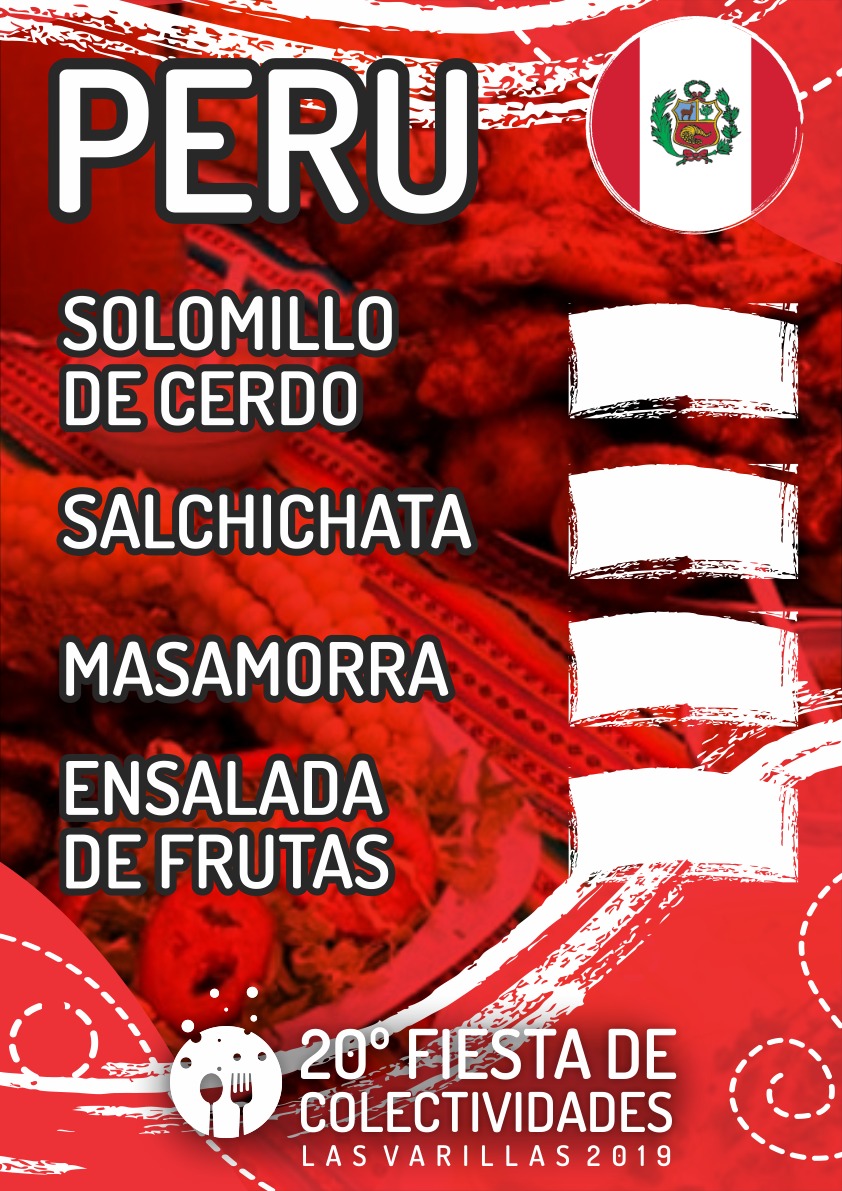 Gastronomía y grilla artística de la Fiesta de las Colectividades