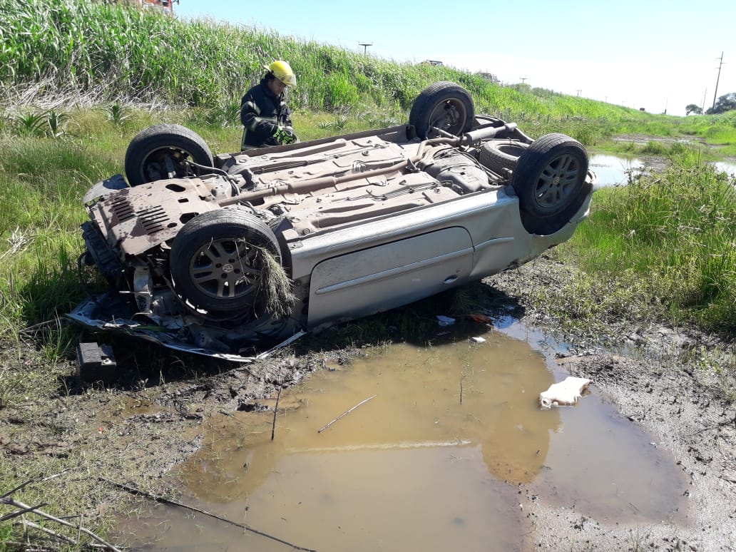 Cuatro heridos por un accidente  en Ruta 158