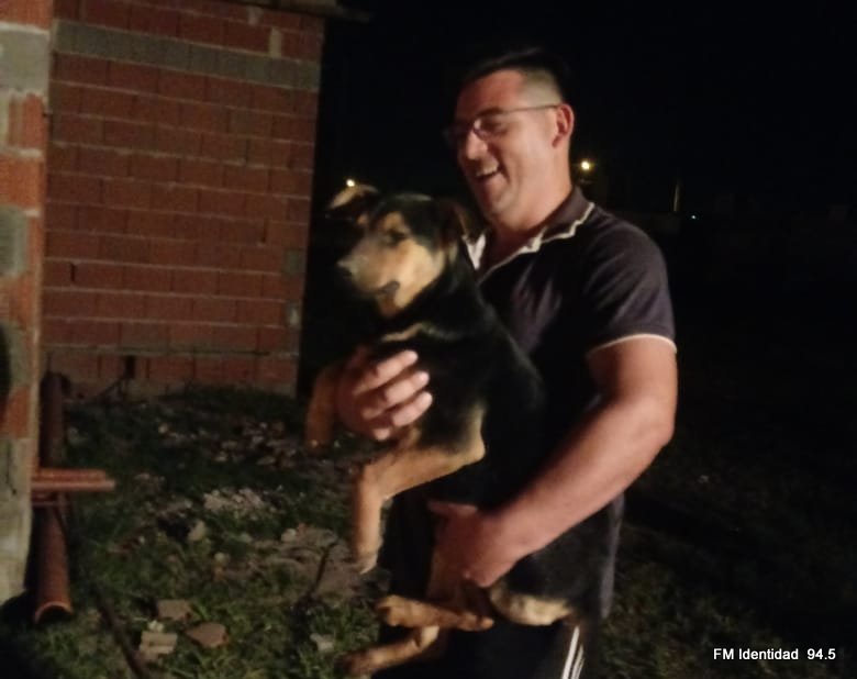 Rescate de un perro y otras actividades de Bomberos de Las Varillas