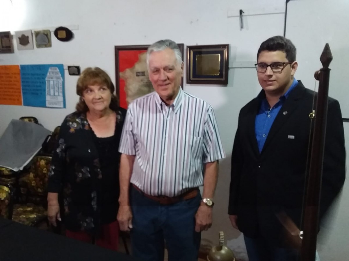El Rotary  Club realizó un reconocimiento a Hugo Bertola