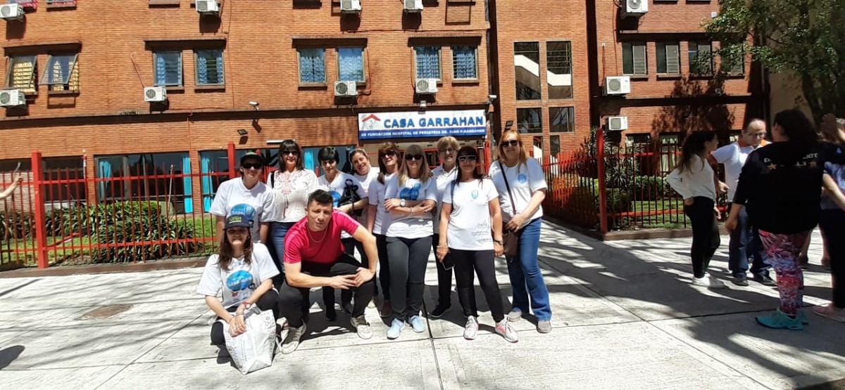 Integrantes de la escuela José María Paz viajaron a la Casa del Garrahan