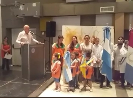 Chiocarello  presidió el último acto oficial de su gestión