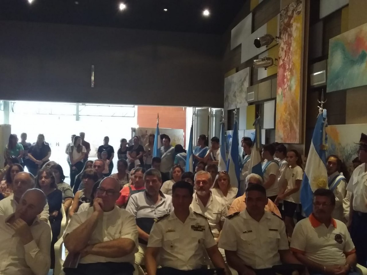 Chiocarello  presidió el último acto oficial de su gestión