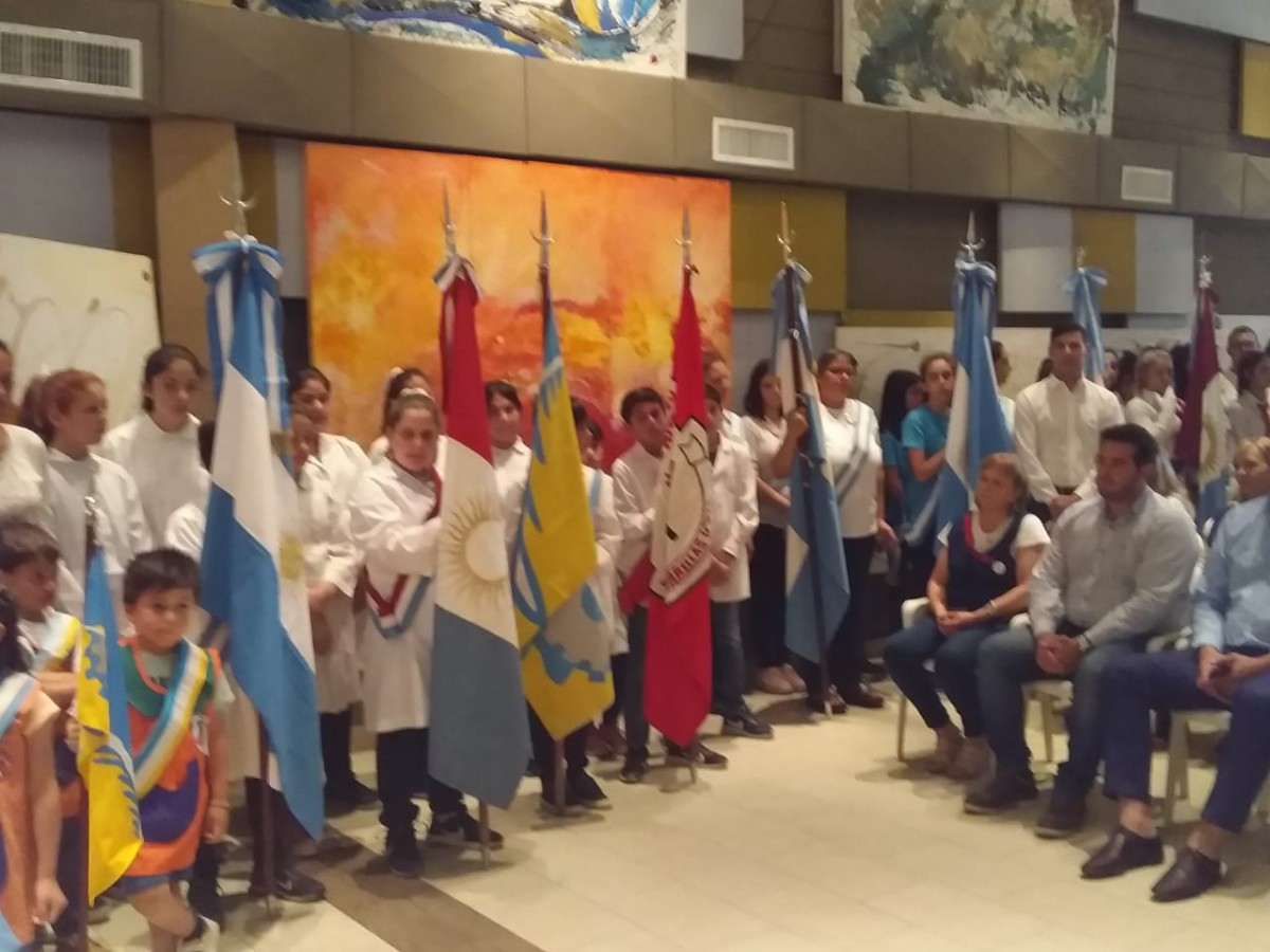 Chiocarello  presidió el último acto oficial de su gestión