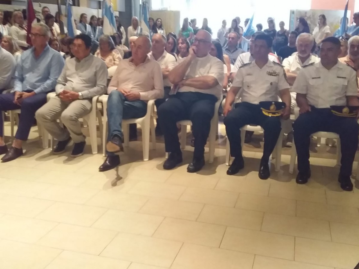 Chiocarello  presidió el último acto oficial de su gestión