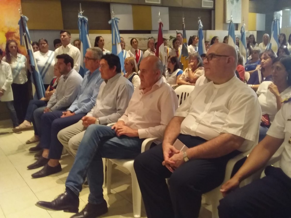 Chiocarello  presidió el último acto oficial de su gestión