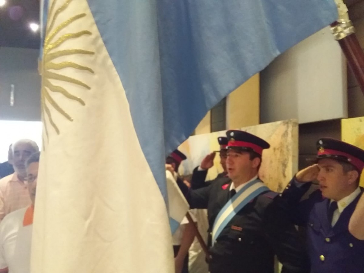 Chiocarello  presidió el último acto oficial de su gestión