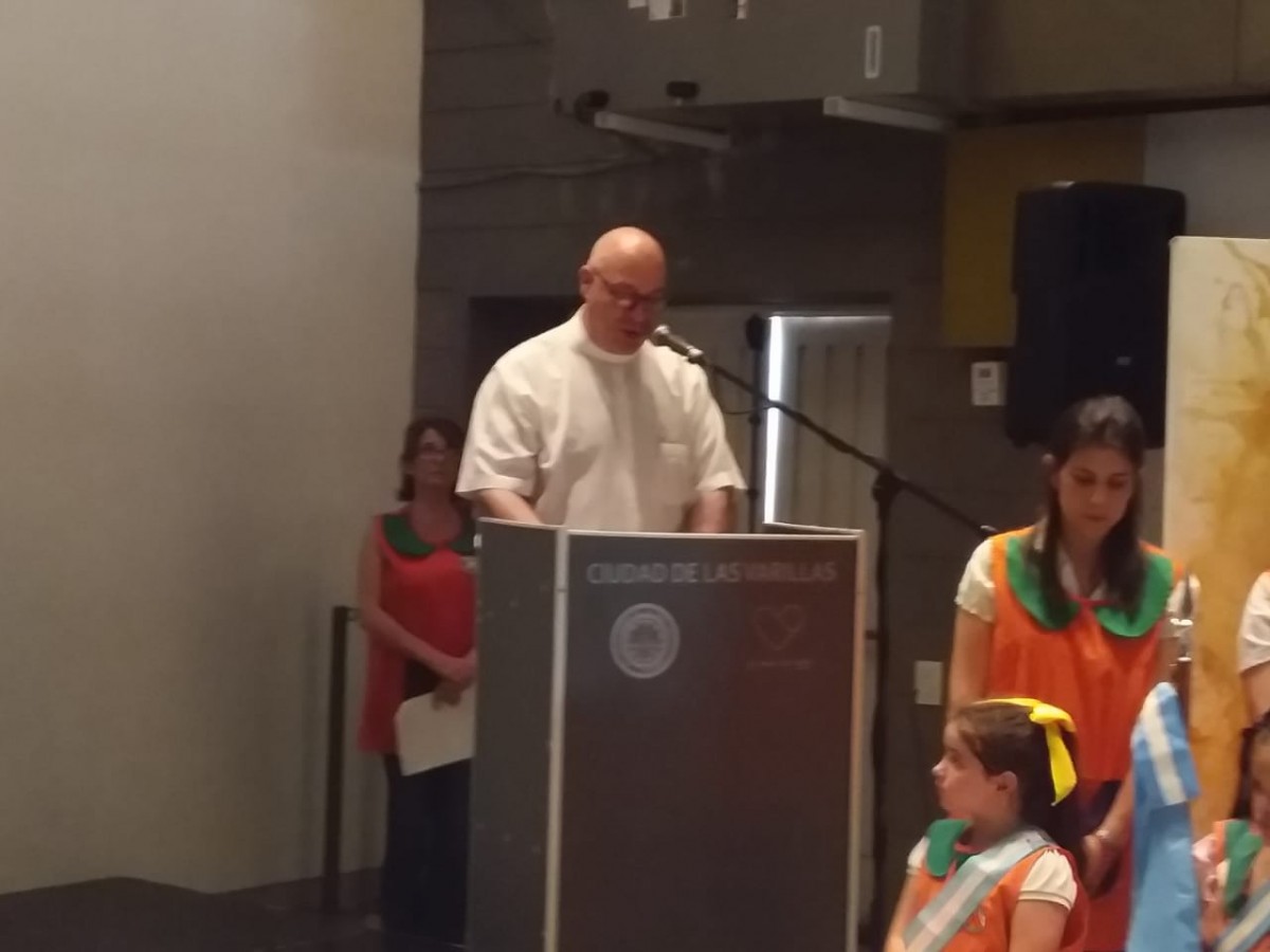 Chiocarello  presidió el último acto oficial de su gestión