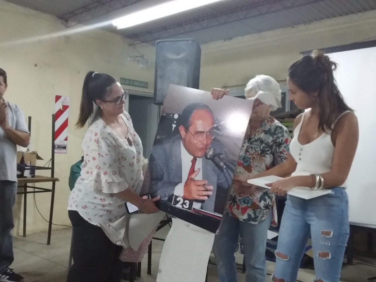 Radicales homenajearon a Carlos Vidal y a Pablo Rujinsky