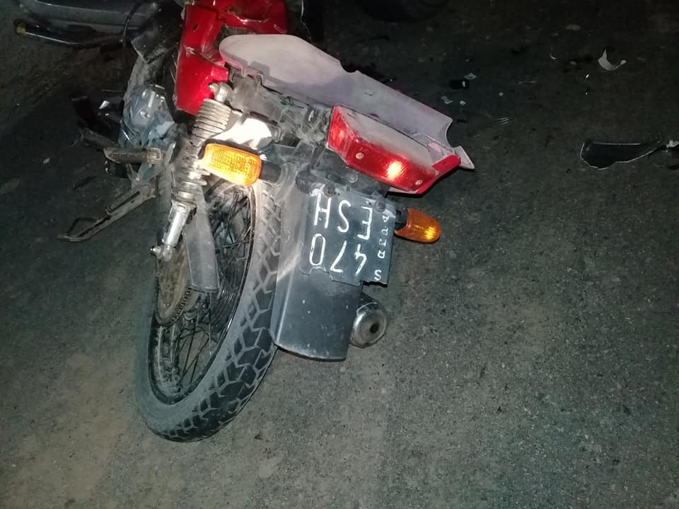 Dos motociclistas heridos por un choque frontal en cercanías de El Fortín