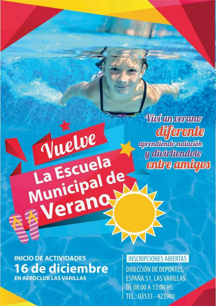 El 16 de diciembre comenzará  la Escuela Municipal de Verano