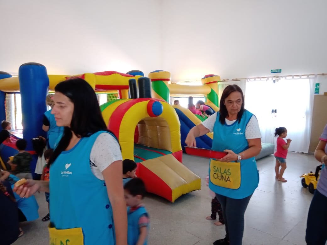Funcionarias provinciales monitorearon las Aulas Cuna de la ciudad