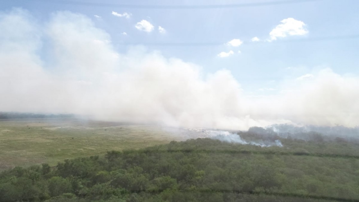 Bomberos de Las Varillas convocados por un incendio de gran magnitud en El Tio