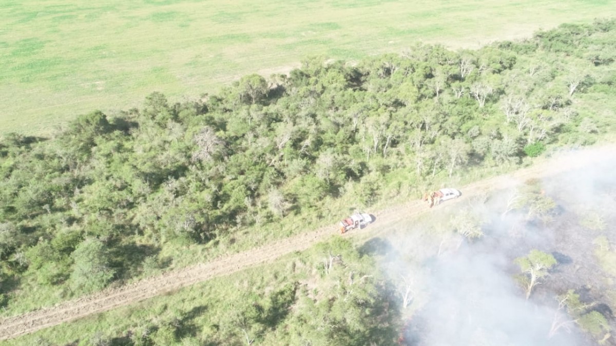 Bomberos de Las Varillas convocados por un incendio de gran magnitud en El Tio
