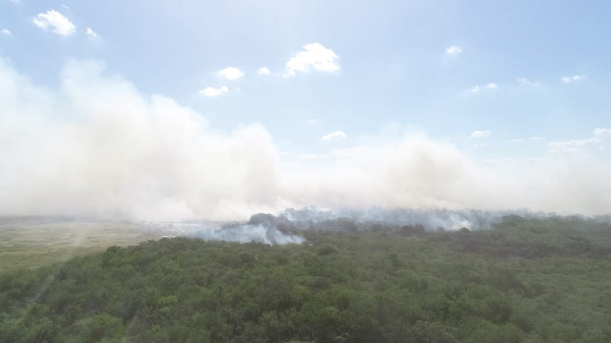 Bomberos de Las Varillas convocados por un incendio de gran magnitud en El Tio