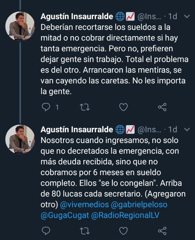 Críticas de la oposición a la Emergencia Económica municipal