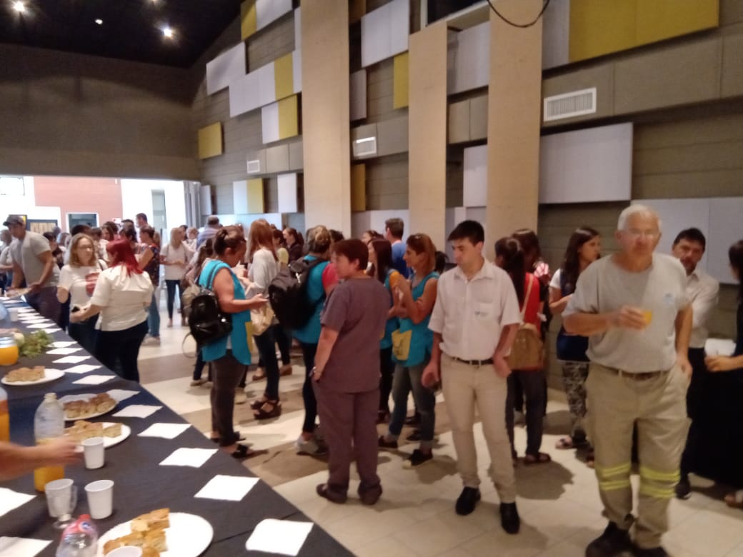 El Intendente Daniele realizó el brindis navideño con los empleados municipales
