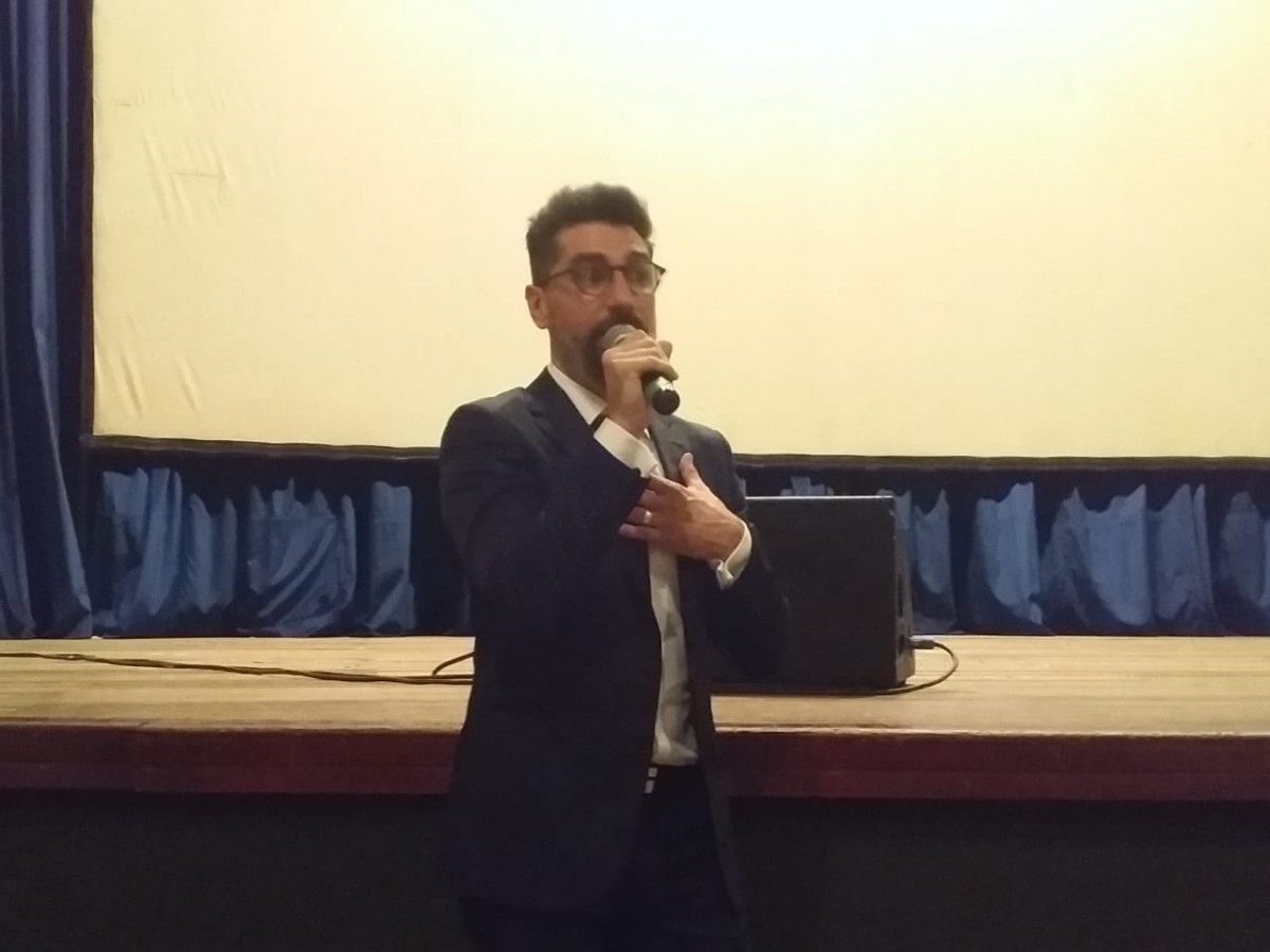 En un teatro colmado Franco Verdoia presentó su filme La Chancha