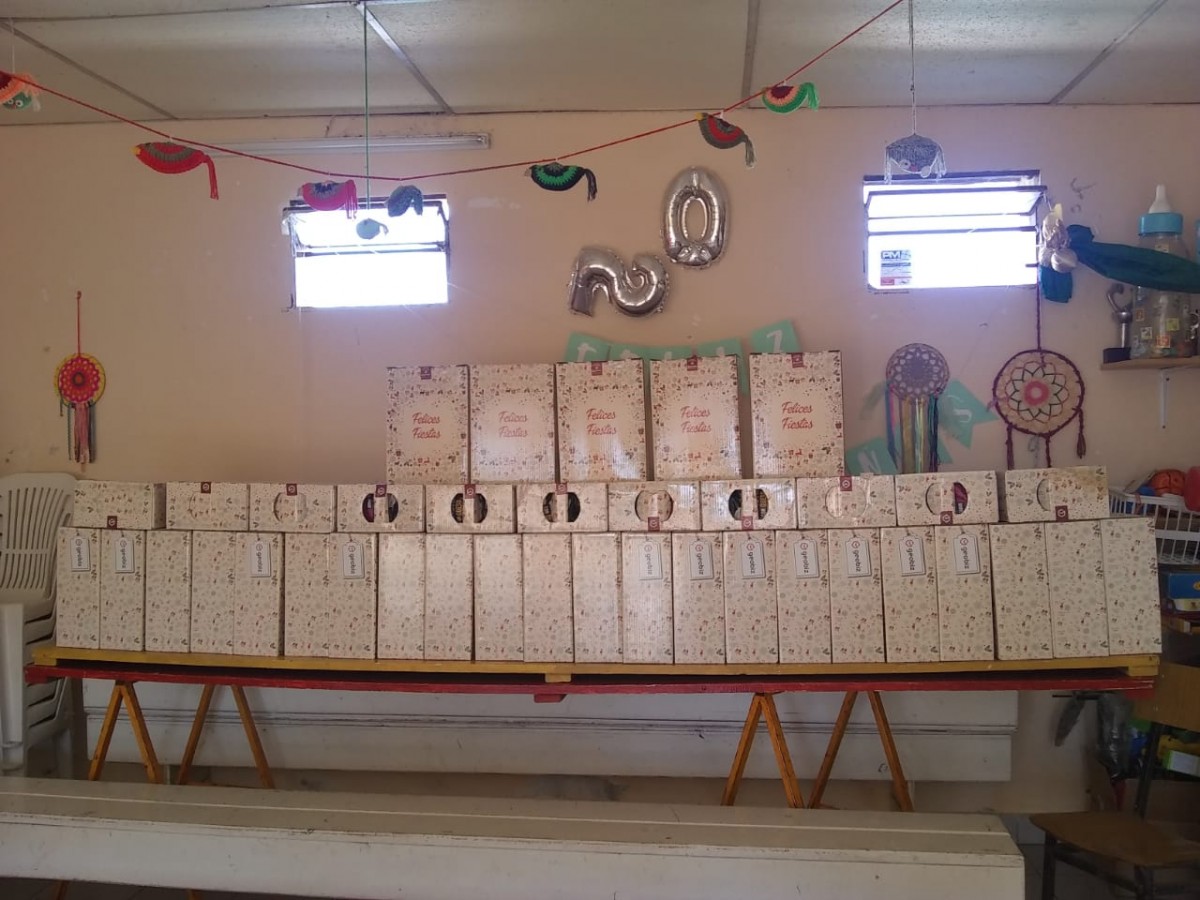 Llegó la navidad al Comedor Lucecita
