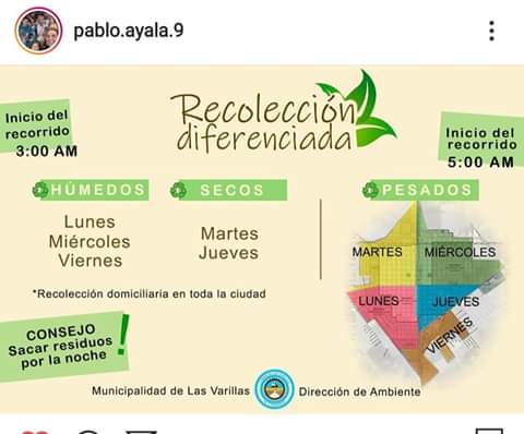 Rige desde hoy el sistema de recolección diferenciada de basura