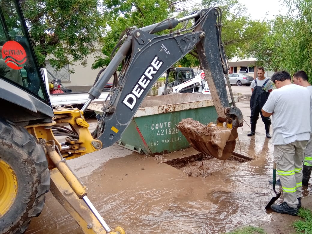 La rotura de una cañería dejó sin agua a un sector de la ciudad