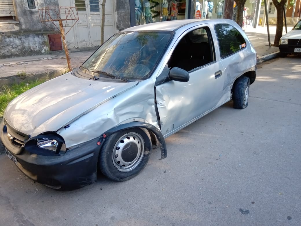 Triple choque en el centro de la ciudad