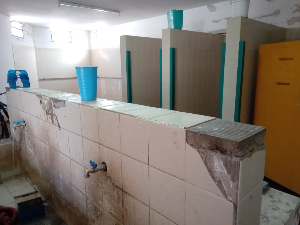Refacciones  en el Corralón Municipal antes de su traslado definitivo