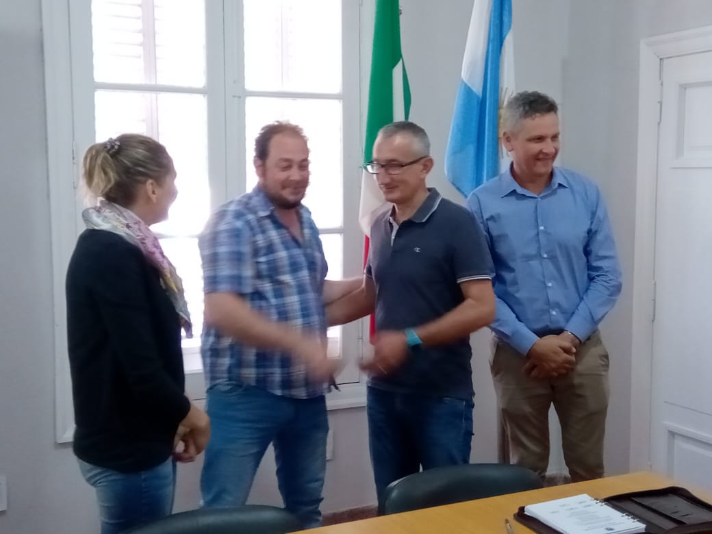 Ciudadano de Cavour visita Las Varillas