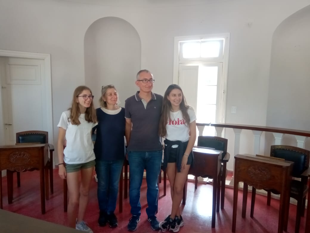 Ciudadano de Cavour visita Las Varillas