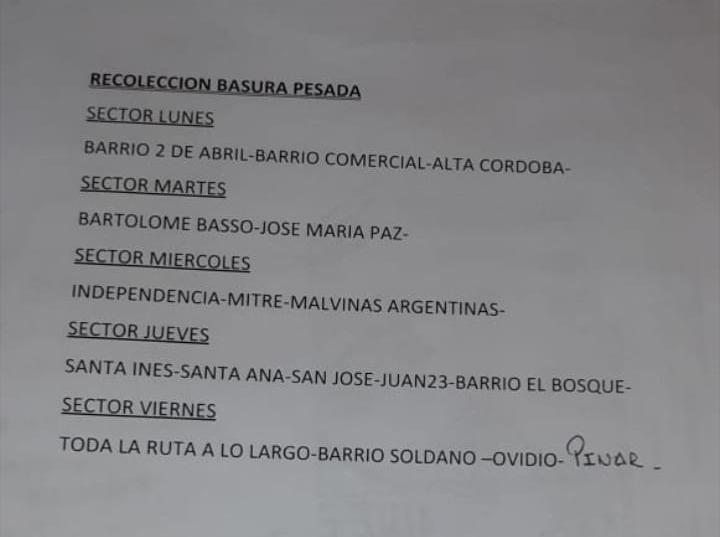 Rige desde hoy el sistema de recolección diferenciada de basura