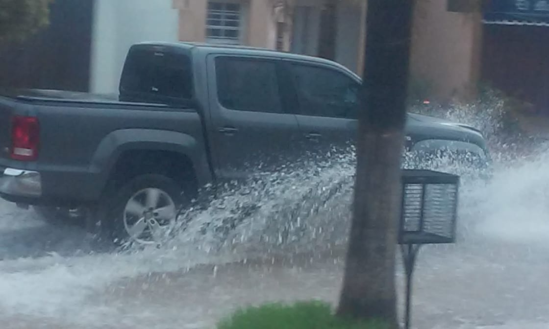 Temporal azotó a Pozo del Molle