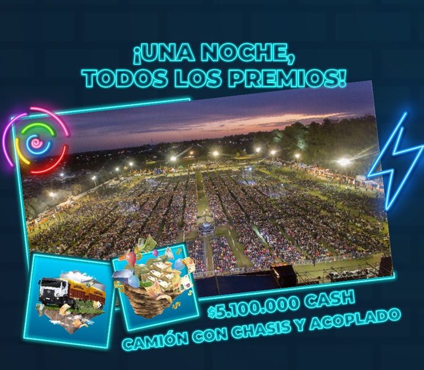 Megaevento de la supertómbola de El Gauchito en Monte Maíz
