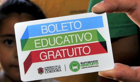 Desde el lunes se puede tramitar el Boleto Educativo Gratuito