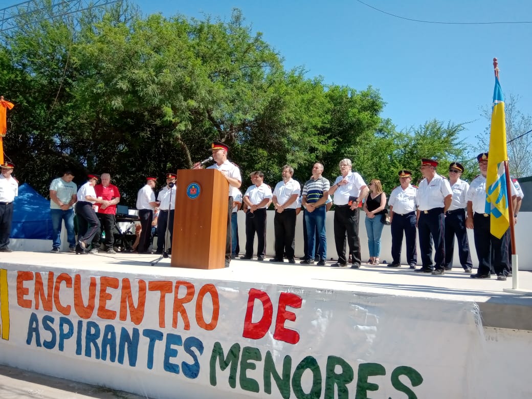 Comenzó el XXIII Encuentro de  Aspirantes  menores  a Bomberos de la Provincia