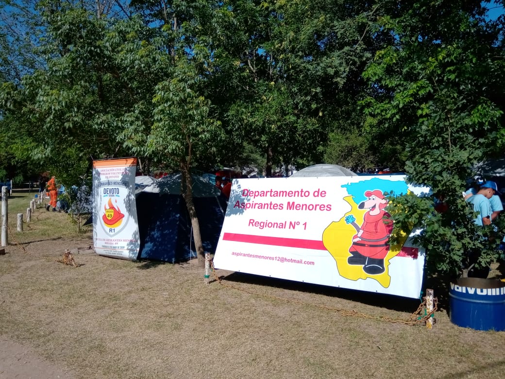 Comenzó el XXIII Encuentro de  Aspirantes  menores  a Bomberos de la Provincia