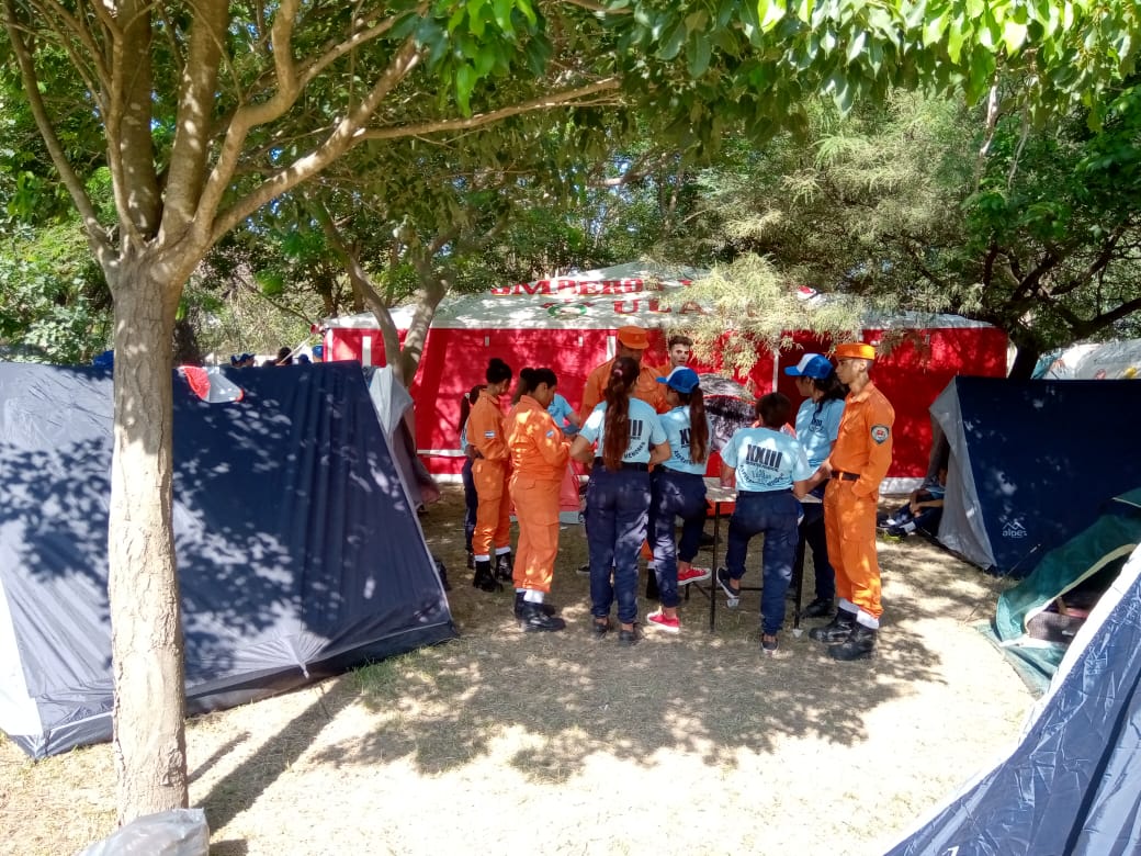 Comenzó el XXIII Encuentro de  Aspirantes  menores  a Bomberos de la Provincia