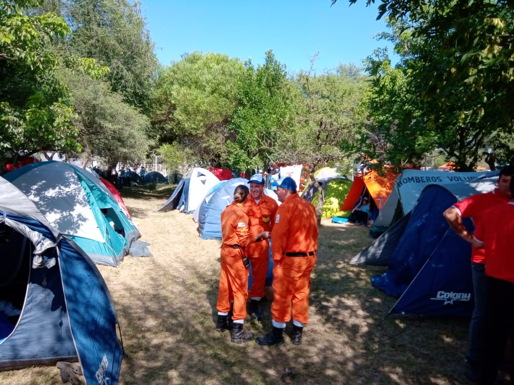 Comenzó el XXIII Encuentro de  Aspirantes  menores  a Bomberos de la Provincia