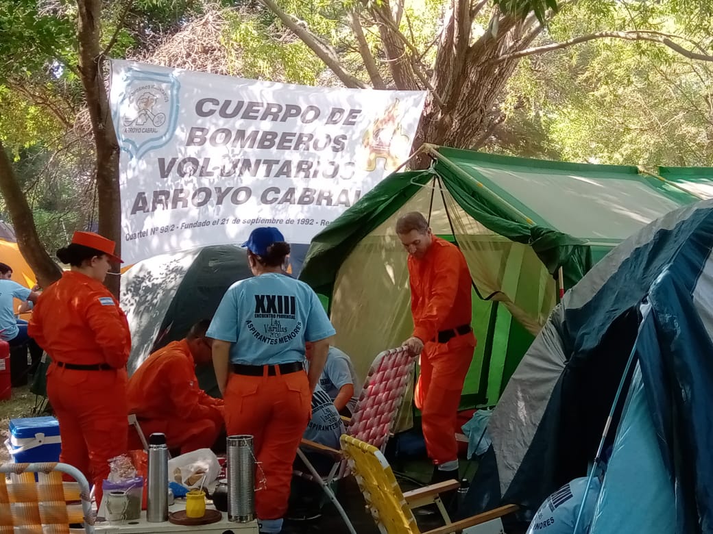 Comenzó el XXIII Encuentro de  Aspirantes  menores  a Bomberos de la Provincia