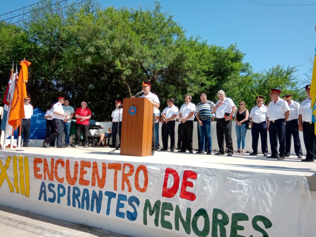 Comenzó el XXIII Encuentro de  Aspirantes  menores  a Bomberos de la Provincia