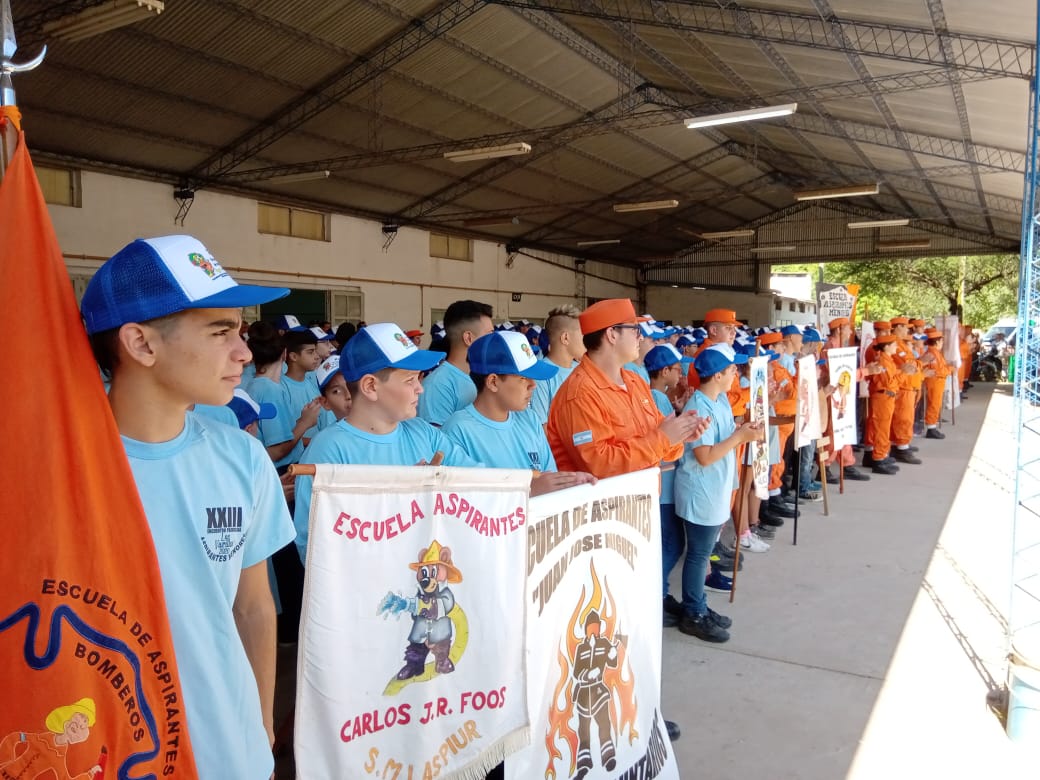 Comenzó el XXIII Encuentro de  Aspirantes  menores  a Bomberos de la Provincia