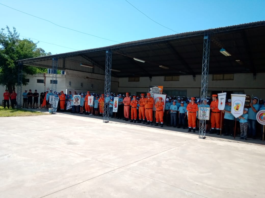 Comenzó el XXIII Encuentro de  Aspirantes  menores  a Bomberos de la Provincia