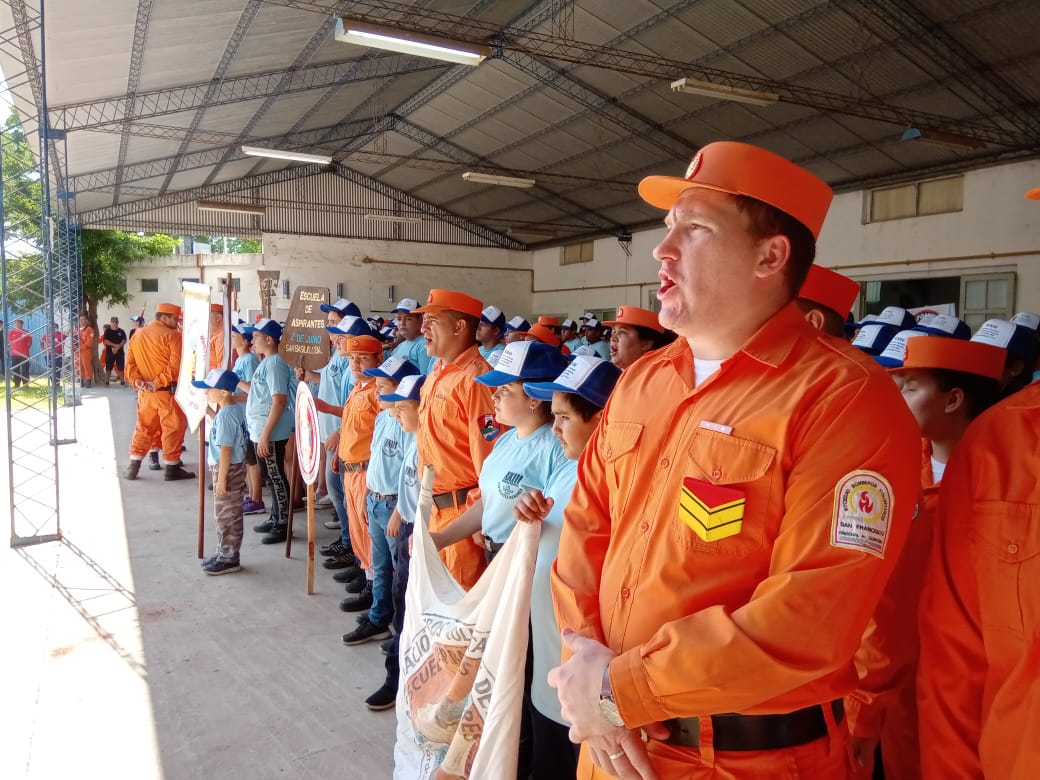 Comenzó el XXIII Encuentro de  Aspirantes  menores  a Bomberos de la Provincia