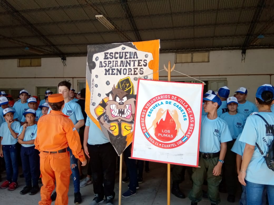Comenzó el XXIII Encuentro de  Aspirantes  menores  a Bomberos de la Provincia
