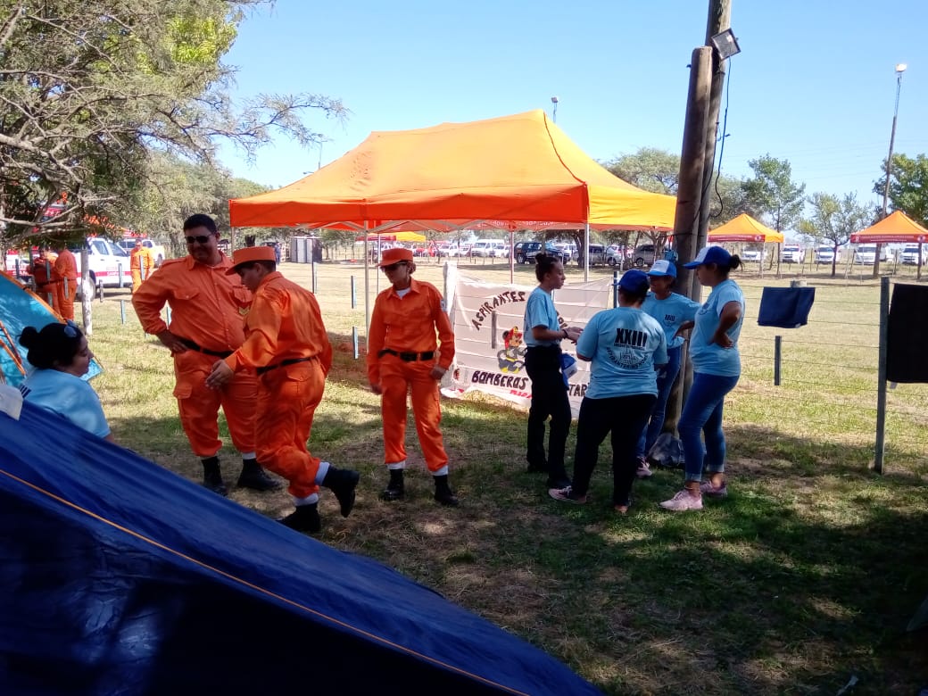 Comenzó el XXIII Encuentro de  Aspirantes  menores  a Bomberos de la Provincia