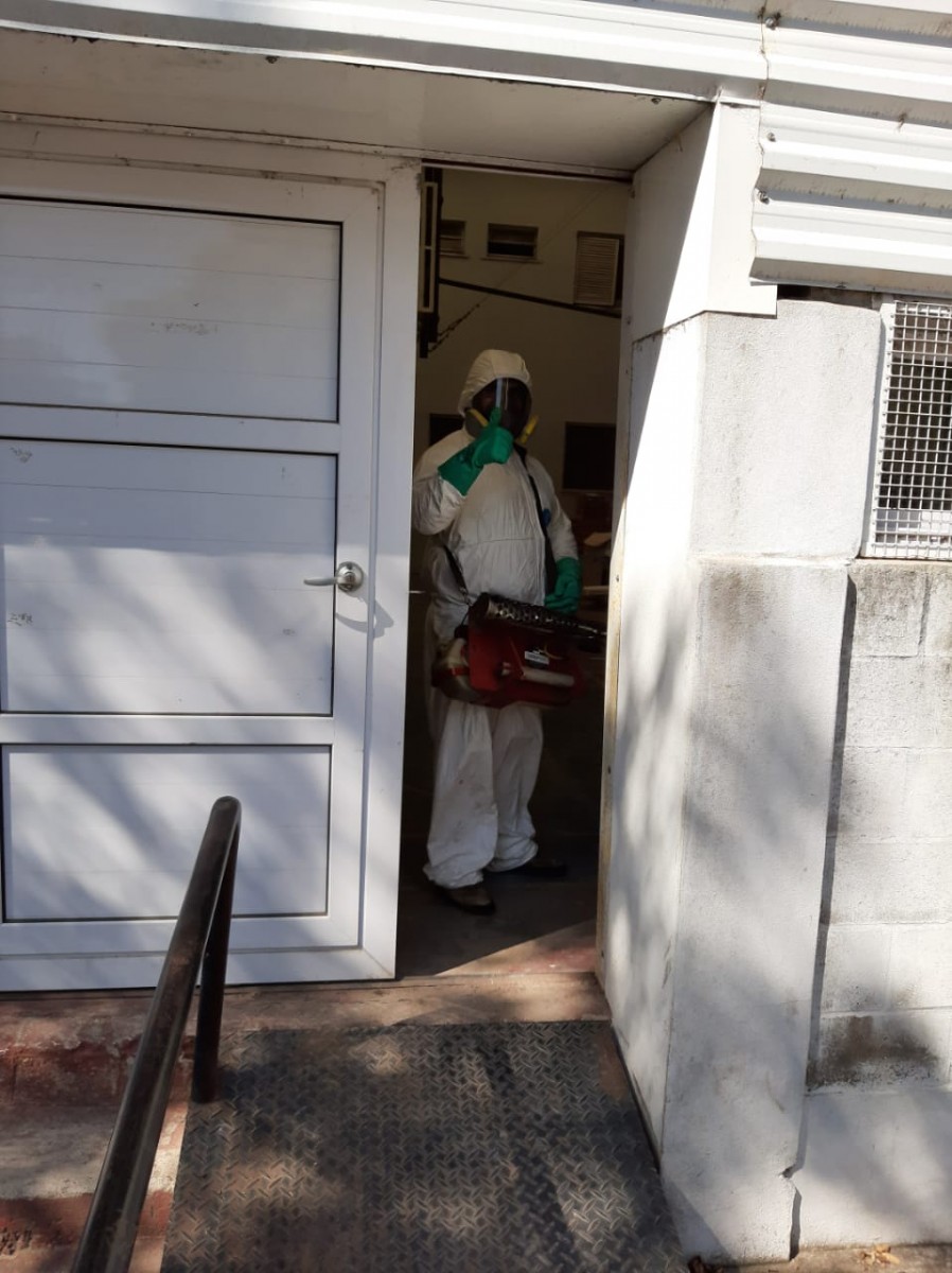 El Municipio comenzó a pulverizar para controlar la proliferación de mosquitos