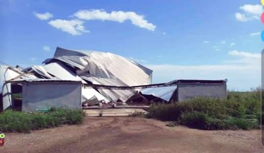 Productor rural confirmó tornado en zona rural de Pozo del Molle