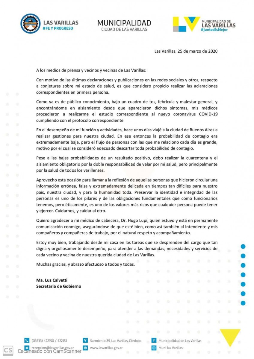 Secretaria de Gobierno de la ciudad en aislamiento por protocolo de Covid-19
