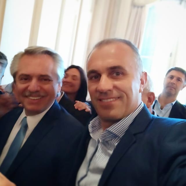 Daniele participó de reunión con Alberto Fernández